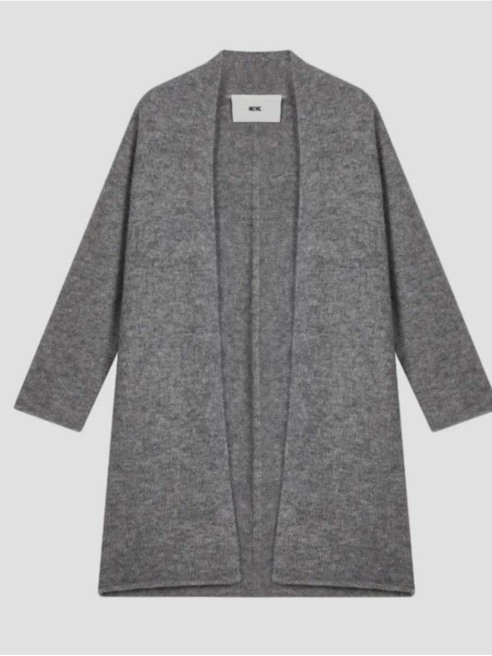 Alpaca long sleeve cardigan
